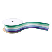 MLM Gay Pride Flag Ribbon Satijnen Lint (Spoel)