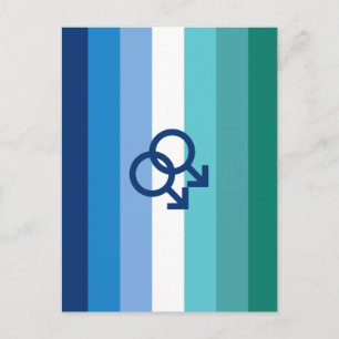 MLM Heren Pride Vlag Briefkaart