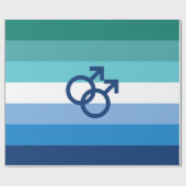 MLM Heren Pride Vlag Cadeaupapier (Vlak)