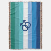 MLM Heren Pride Vlag Deken (Voorkant Verticaal)