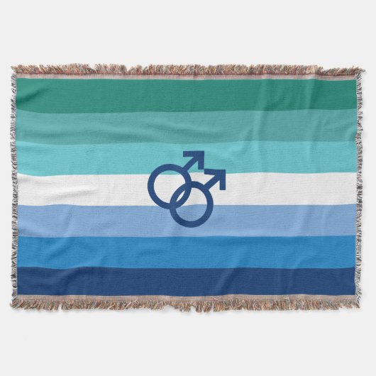 MLM Heren Pride Vlag Deken (Voorkant)