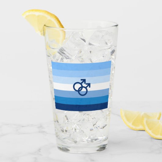 MLM Heren Pride Vlag Glas (Voorkant ijs)
