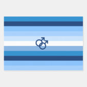 MLM Heren Pride Vlag Inpakpapier Vel (Voorkant)