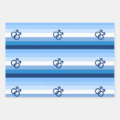 MLM Heren Pride Vlag Inpakpapier Vel (Voorkant 3)