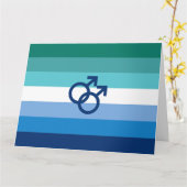 MLM Heren Pride Vlag Kaart (Gele Bloem)