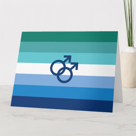 MLM Heren Pride Vlag Kaart (Voorkant)