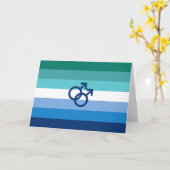 MLM Heren Pride Vlag Kaart (Gele Bloem)