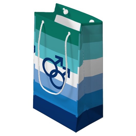 MLM Heren Pride Vlag Klein Cadeauzakje (Voorkant Gekanteld)