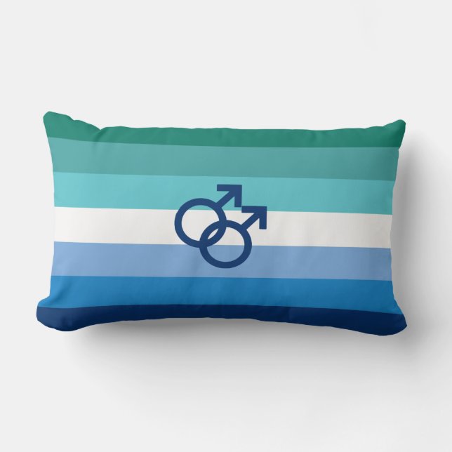 MLM Heren Pride Vlag Kussen (Voorkant)
