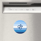 MLM Heren Pride Vlag Magneet (Insitu (Vaatwasser))