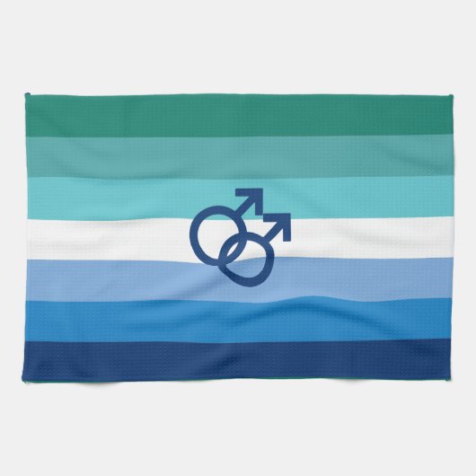 MLM Heren Pride Vlag Theedoek (Horizontaal)