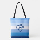 MLM Heren Pride Vlag Tote Bag (Achterkant)