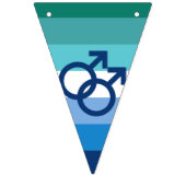 MLM Heren Pride Vlag Vlaggetjes (Tweede vlag)