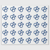 MLM Homoseksuele Mannen Geslachtsymbool Cadeaupapier (Vlak)