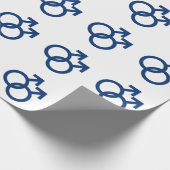MLM Homoseksuele Mannen Geslachtsymbool Cadeaupapier (Hoek)