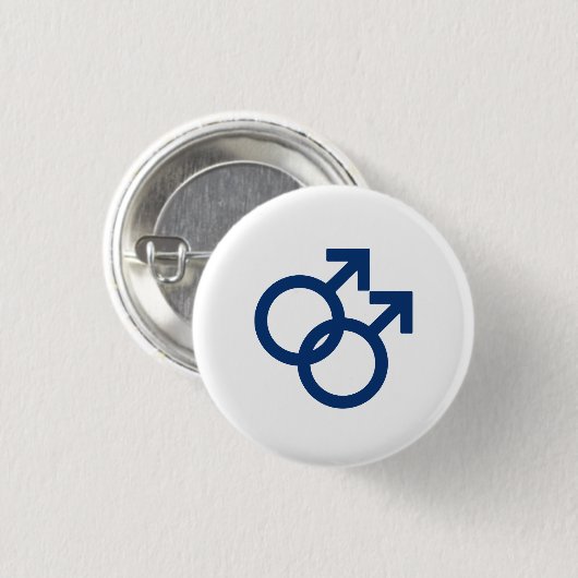 MLM Homoseksuele Mannen Geslachtsymbool Ronde Button 3,2 Cm (Voorkant /achterkant)