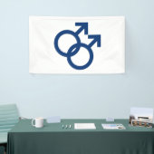 MLM Homoseksuele Mannen Geslachtsymbool Spandoek (Beurs)