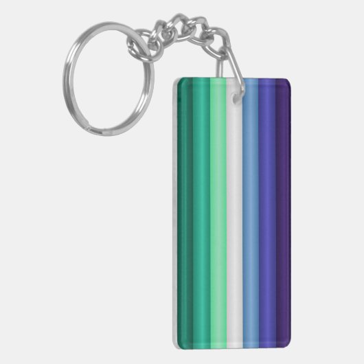 MLM Pride Flag Sleutelhanger (Voorkant Links)