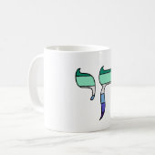 MLM Pride-vlag Chai Koffiemok (Voorkant links)