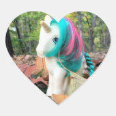 MLP Gusty in Autumn Leaves Hart Sticker (Voorkant)