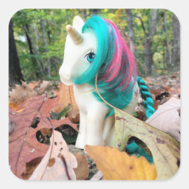 MLP Gusty in Autumn Leaves Vierkante Sticker
