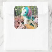 MLP Gusty in Autumn Leaves Vierkante Sticker (Tas)