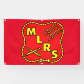 MLRS buiten banner. Geweldig voor je volgende reü Spandoek (Horizontaal)