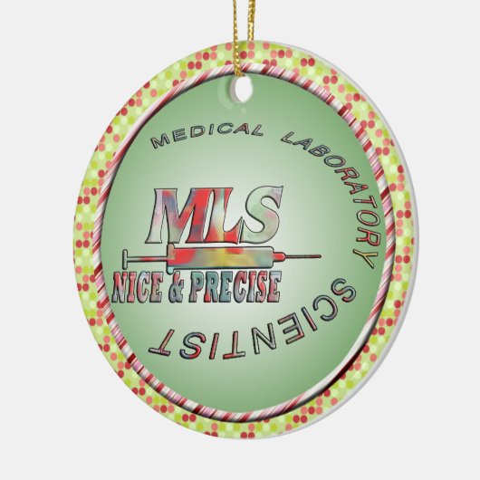 MLS NICE EN PRECISIES MEDISCHE LABORATORIUMWETENSC KERAMISCH ORNAMENT (Links)