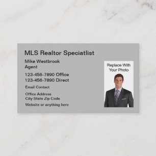 MLS Real Estate Agent Foto Visitekaartje
