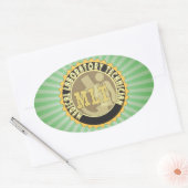 MLT BADGE MEDICAL LABORATORY TECHNICIAN OVALE STICKER (Envelop)