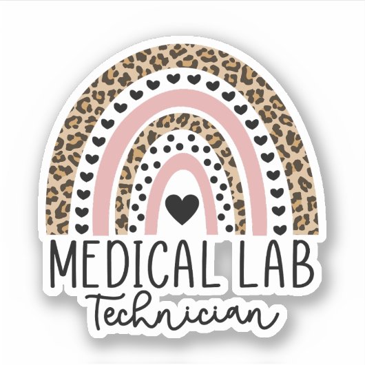 MLT-cadeau voor medisch laboratoriumtechnicus Sticker (Voorkant)