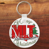 MLT CHRISTMAS MEDISCH LABORATORIUMTEKST SLEUTELHANGER (Voorkant)