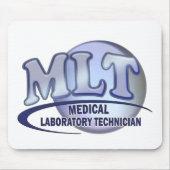 MLT FunBlue LOGO - MEDISCHE LABORATORIUMTECHNICIËN Muismat (Voorkant)