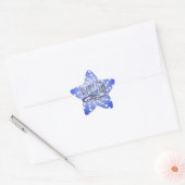 MLT FunBlue LOGO - MEDISCHE LABORATORIUMTECHNICIËN Ster Sticker (Envelop)