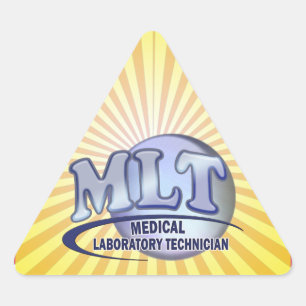 MLT FunBlue LOGO - MEDISCHE LABORATORIUMTECHNICIËN Sticker