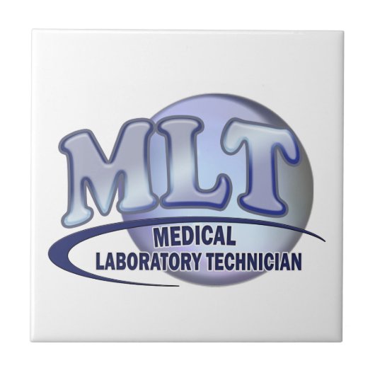 MLT FunBlue LOGO - MEDISCHE LABORATORIUMTECHNICIËN Tegeltje (Voorkant)
