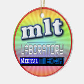 MLT LOGO - LABORATORIUMMEDISCHE TEKST KERAMISCH ORNAMENT (Links)