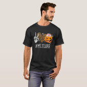 MLT Medisch Laboratorium Technicus Vrede Liefde Po T-shirt (Voorkant volledig)