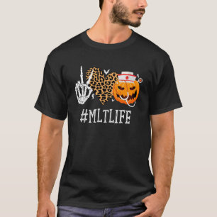 MLT Medisch Laboratorium Technicus Vrede Liefde Po T-shirt