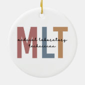 MLT Medische Laboratoriumtechnicus Technische Labo Keramisch Ornament (Achterkant)