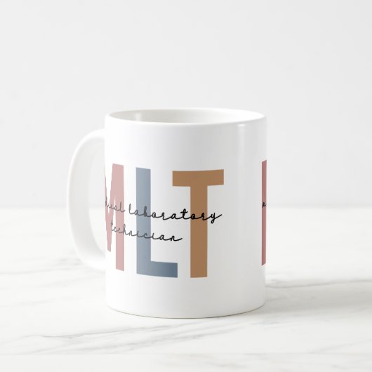 MLT Medische Laboratoriumtechnicus Technische Labo Koffiemok (Voorkant links)