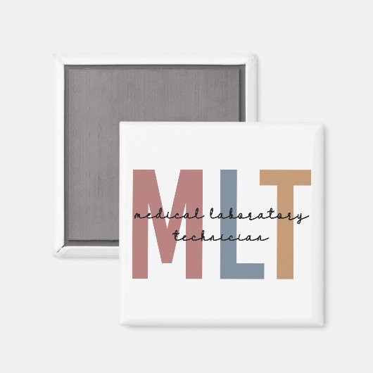 MLT Medische Laboratoriumtechnicus Technische Labo Magneet (Voorkant / Achterkant)