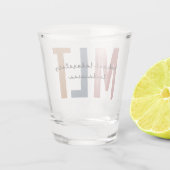 MLT Medische Laboratoriumtechnicus Technische Labo Shot Glas (Achterkant)