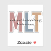 MLT Medische Laboratoriumtechnicus Technische Labo Sticker (Vel)