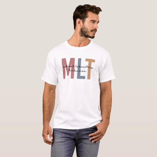 MLT Medische Laboratoriumtechnicus Technische Labo T-shirt (Voorkant volledig)