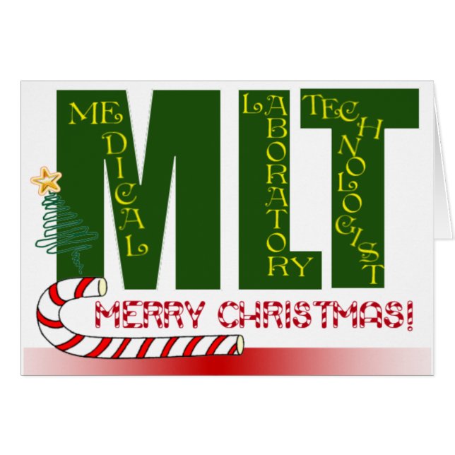 MLT MERRY CHRISTMAS - MEDISCHE LAB TECH (Voorkant Horizontaal)