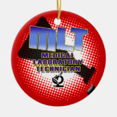 MLT ORNAMENT FLASK MEDICAL LAB TECH CHRISTMAS (Voorkant)