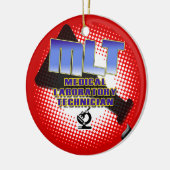 MLT ORNAMENT FLASK MEDICAL LAB TECH CHRISTMAS (Links)