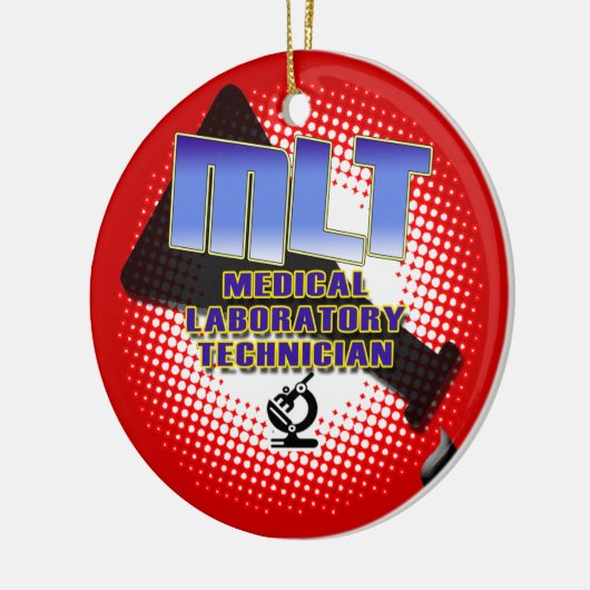 MLT ORNAMENT FLASK MEDICAL LAB TECH CHRISTMAS (Links)