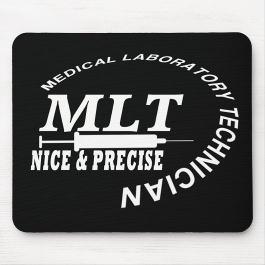 MLT SLOGAN NICE EN PRECIES MEDISCHE LAB TECH MUISMAT (Voorkant)